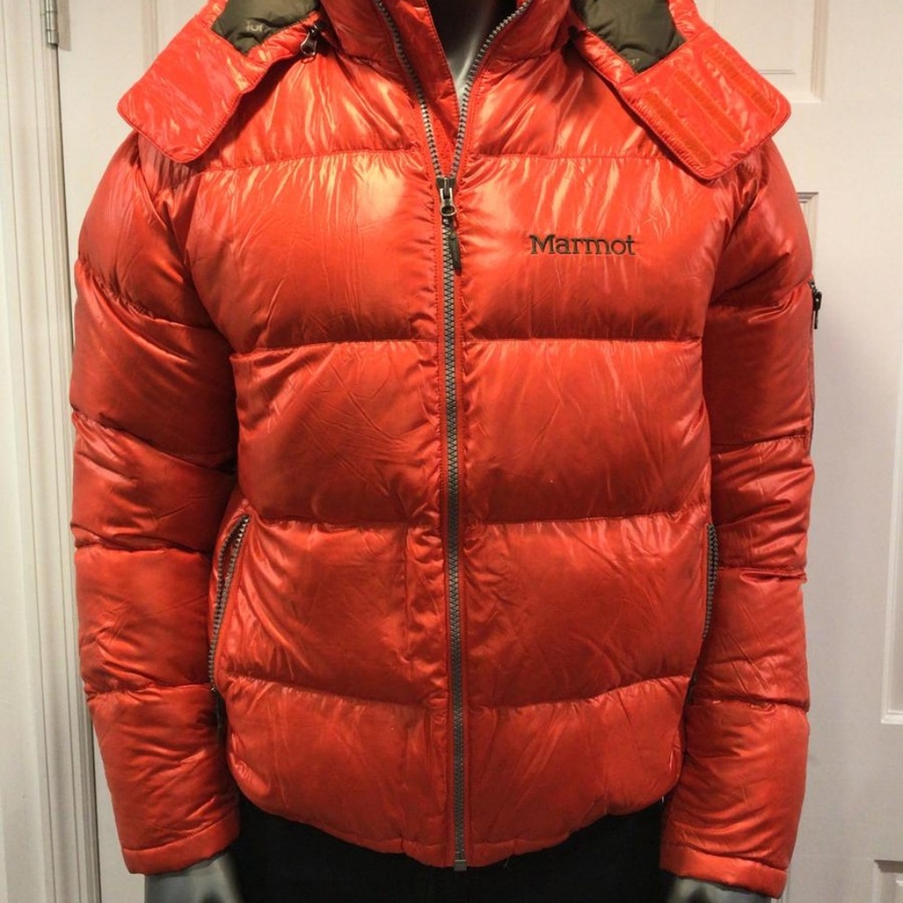 Mens Marmot Stockholm Orange Cayenne Jacket